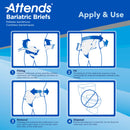 Attends Bariatric Briefs, 2X-Large (Case of 48)