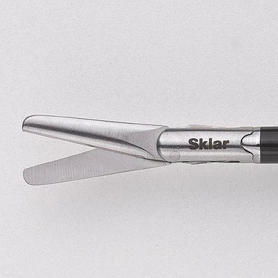 Sklartech 5000 Laparoscopic Metzenbaum Scissors Complete Instrument - 13", Straight, Blunt/Blunt, 5mm Tip, with 'YC' Ratcheting Handle - 31-9005yc