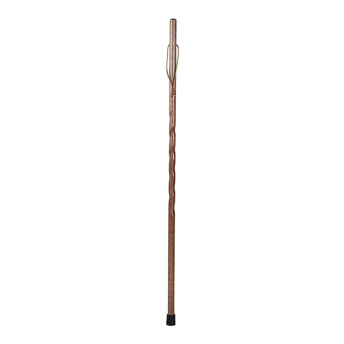 Brazos Twisted Oak Backpacker Handcrafted Walking Stick, 58-Inch Height (Each)