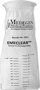 BAG EMESIS 6.5X15 1.35ML TRANS100/CS