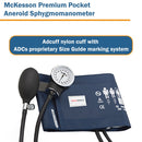 McKesson Brand McKesson Premium Pocket Aneroid Sphygmomanometer, Dark Blue (12/CS) 