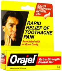 Orajel 2x Medicated Toothache and Mouth Sores Fast-Acting Liquid (Each)