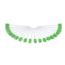 Sage Products Toothette Plus Oral Swabsticks Foam Tip Untreated, 6-Inch Length, Green (50/CS) 
