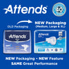 Attends Heavy Absorbency Briefs, Extra Large (Case of 60)