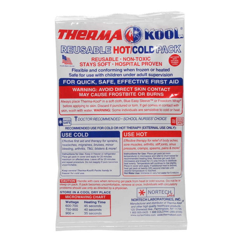 Nortech Lab Corp ThermaKool Reusable Hot/Cold Pack, 6 x 9 Inch (30/CS)