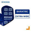 McKesson Slipper Socks, Single Tread, Bariatric, Extra Wide, Kingfisher Blue (Case of 48 Pairs)
