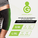 Green Drop Infused Compression Sleeve Elbow Support, Small/Medium (48/CS)