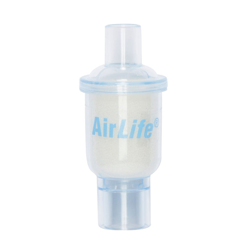 Heat and Moisture Exchanger AirLife 35 mg H₂O/L @ VT 500 mL 1 cm H₂O @ 30 LPM Straight 