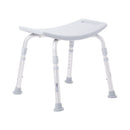 McKesson Brand McKesson Aluminum Bath Bench Without Backrest, 15.5 – 19.5 Inch, Gray (4/CS) 