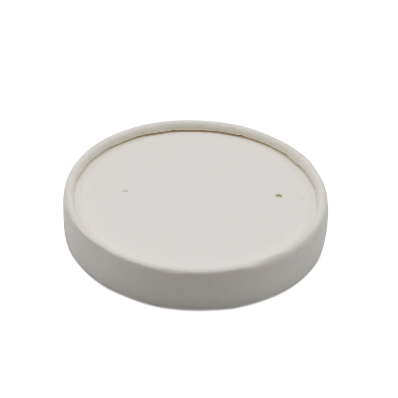 Bowl Lid Medd Max LLC For use with 8 oz. Bowl White Paper Disposable (500/CS)