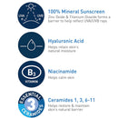CeraVe Hydrating Mineral Sunscreen for Face, SPF 50, 2.5-ounce Tube (Each)