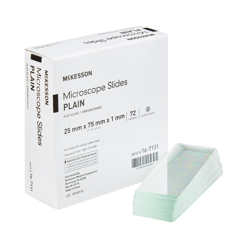 McKesson Plain Microscope Slide, 1 x 3 Inch (Case of 1440)