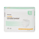 McKesson Classic Light Absorbency Incontinence Underwear, Large (Case of 72)