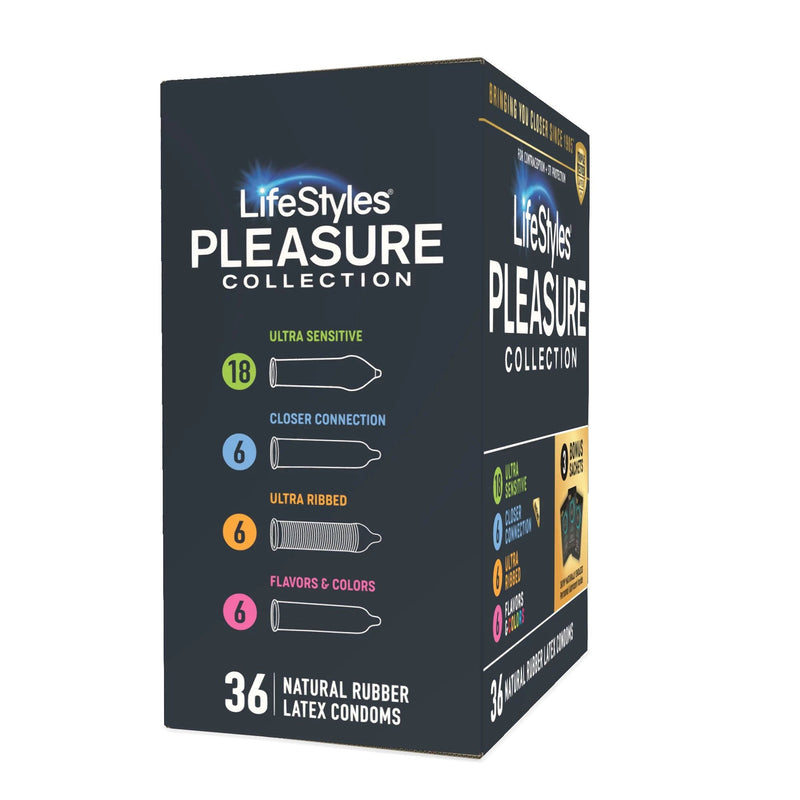 Lifestyles Pleasure Collection Condom Variety Pack (24/CS)