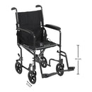 McKesson Transport Chair, Black (Each)