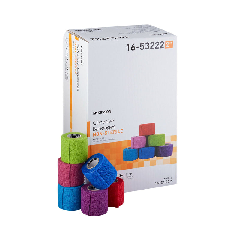 McKesson Self-adherent Closure Cohesive Bandage, 2 Inch x 5 Yard (Case of 36)