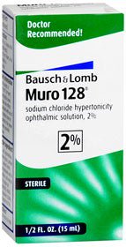 Bausch + Lomb Muro 128 Solution 2%, 0.5-ounce bottle (Each)
