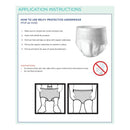 ActivStyle Inc Absorbent Underwear Rely Maximum Pull On with Tear Away Seams Adult X-Large Unisex Disposable Heavy Absorbency (80/CS)