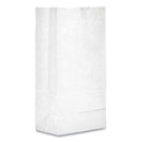 White Paper Bag, 4.17 x 6.13 x 12.44 Inch (Pack of 500)