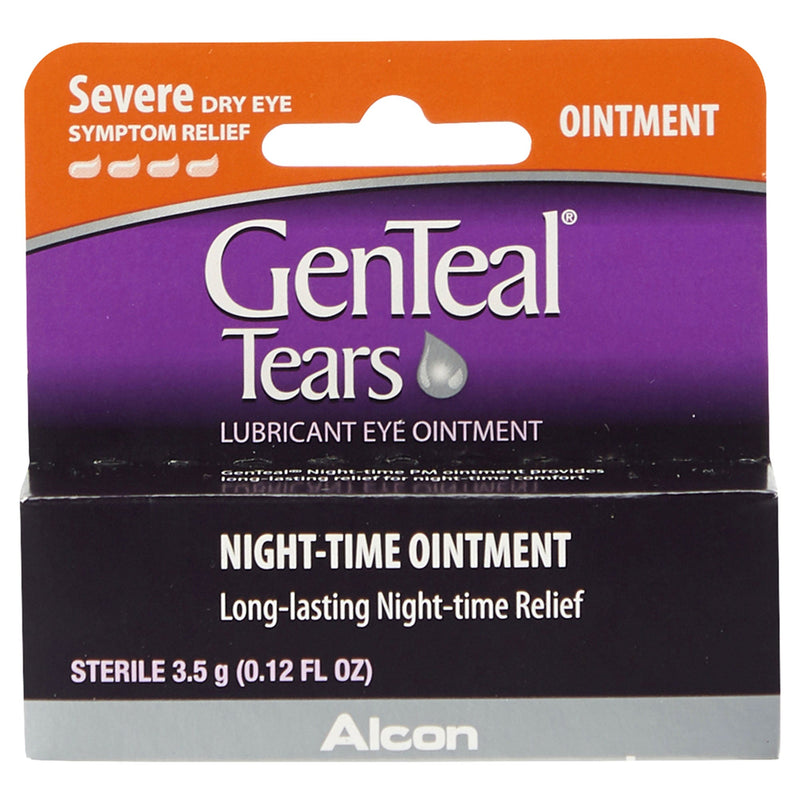 GenTeal Night-Time Lubricant Eye Ointment Severe Dry Eye Symptom Relief (Each)