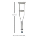 McKesson Brand McKesson Underarm Crutches for Children 4' – 4'6" 