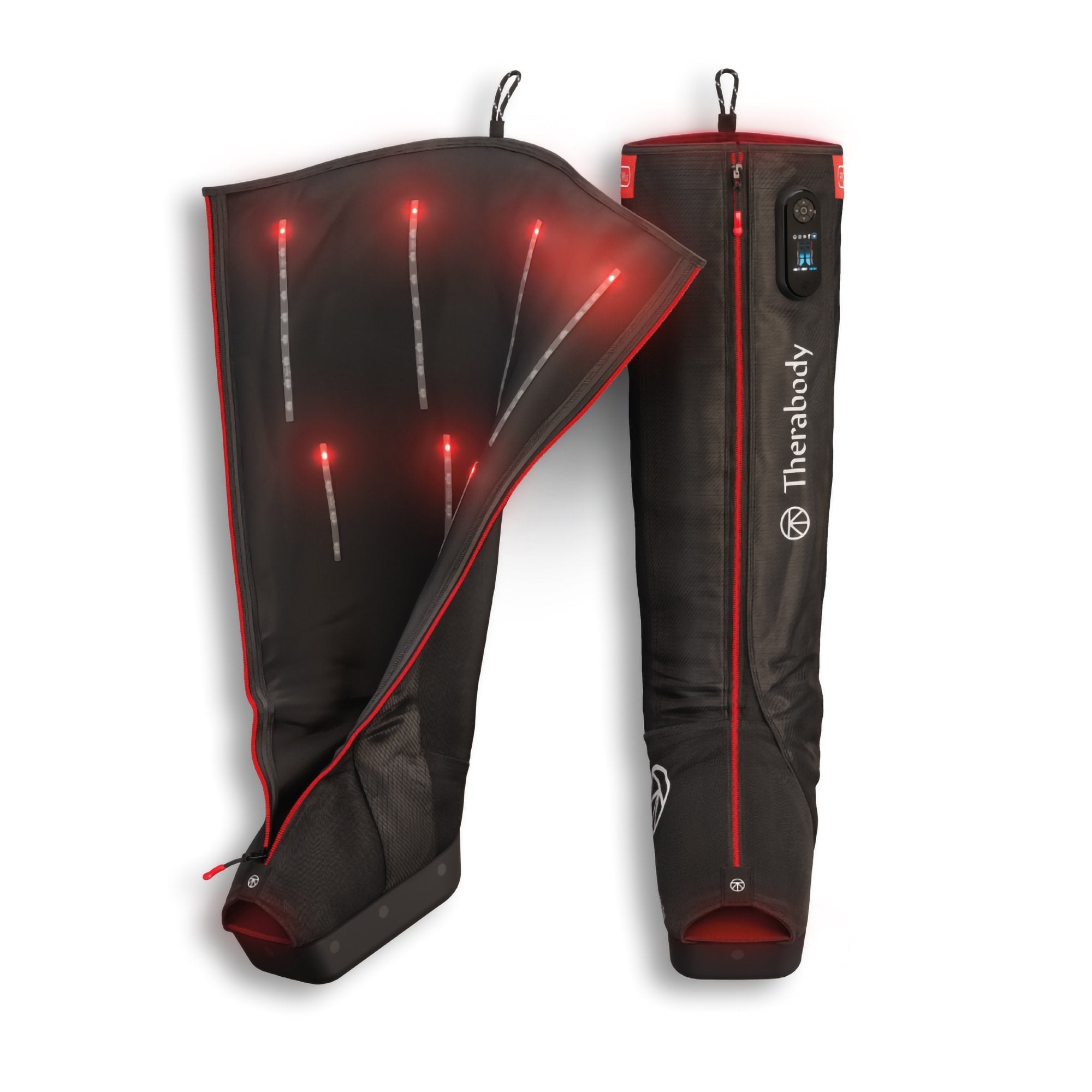 Therabody Inc RecoveryAir PRO JetBoots Short Compression Massage Garment & Control Unit, Large 