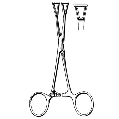 Sklar Duval Lung forceps - 1" Jaw 9" - 36-2590 