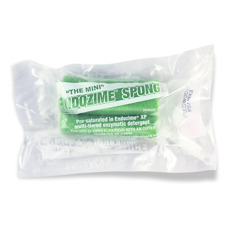 Pre-Saturated Endoscope Sponge Endozime Tubular For Flexible and Rigid Instruments (100/CS)