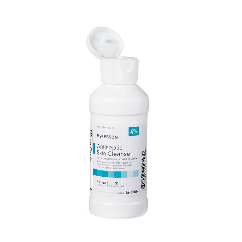 McKesson Antiseptic Skin Cleanser, 4-ounce Flip-Top Bottle 