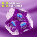 Durex Extra Sensitive Ultra Thin Lubricated Latex Condoms (Box of 3)