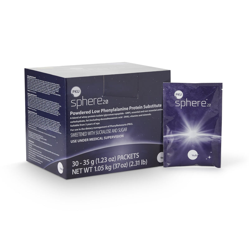 Vitaflo USA LLC PKU sphere 20 Vanilla GMP-Based Formula for use in Dietary Management of PKU (30/BX) 