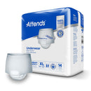 Attends Care Moderate Absorbent Underwear, Extra Large (Case of 56)