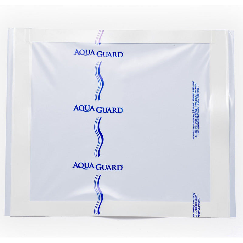 Tidi Products IV Site Barrier Protector AquaGuard Shower Sheet 10 X 12 Inch Rectangle NonSterile (5/PK) 