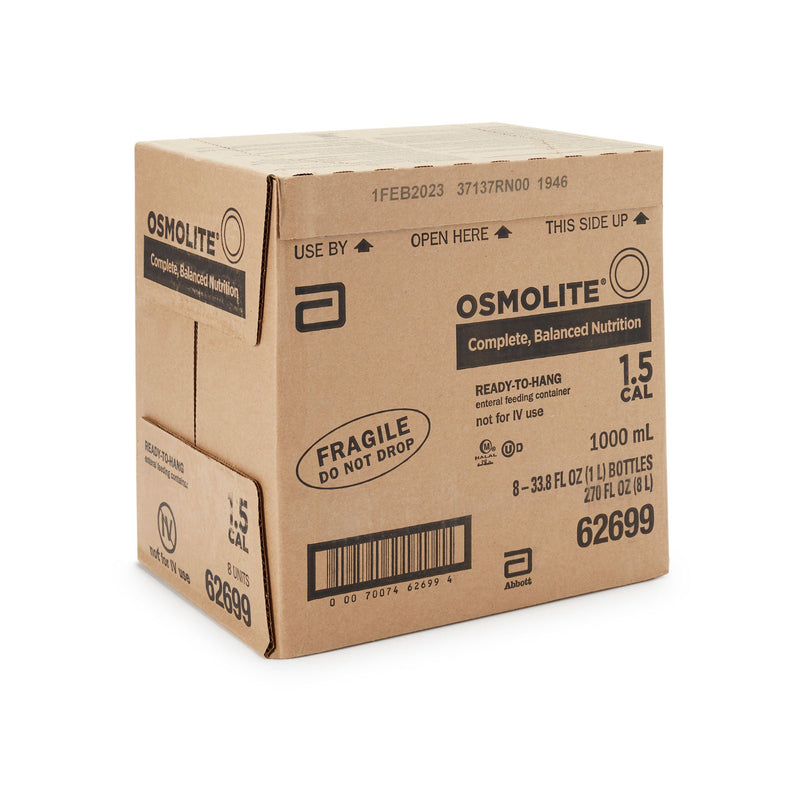 Osmolite 1.5 Cal Tube Feeding Formula, 33.8-ounce bottle