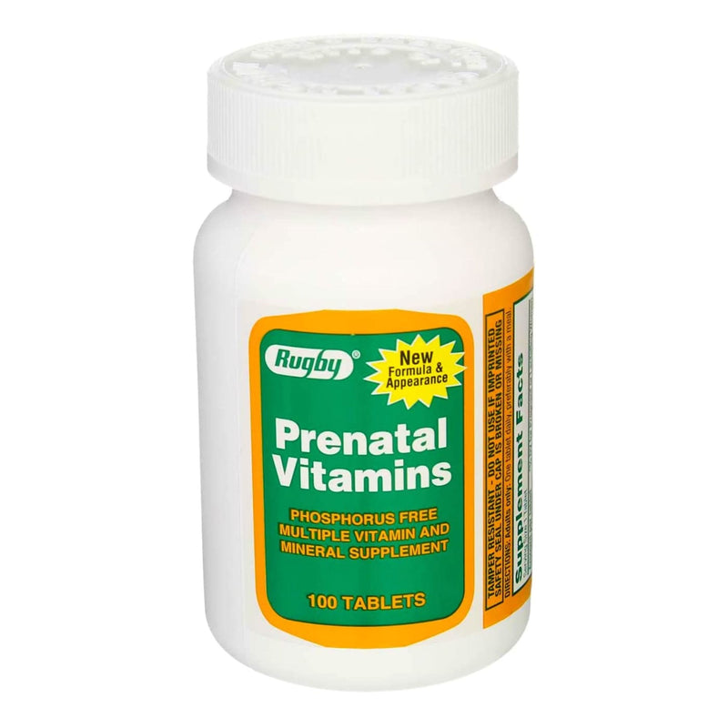 Rugby Prenatal Multiple Vitamin and Mineral Supplement 