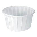 Solo Paper Soufflé Cup, White, 4-ounce capacity (Case of 5000)