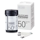 Blood Glucose Test Strips Glucocard 50 Strips per Pack For Glucocard Blood Glucose Monitoring Meter (Box of 50)