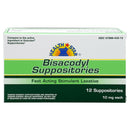 Health*Star Bisacodyl Laxative Suppository (Case of 72)