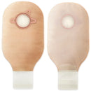 Hollister New Image Ultra Clear Ostomy Pouch, Pre-cut to Fit 102 mm Stomas, Yellow Match (10/BX) 