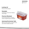 McKesson Prevent Multi-purpose Sharps Container, 1 Gallon, 10 x 5 x 7 Inch