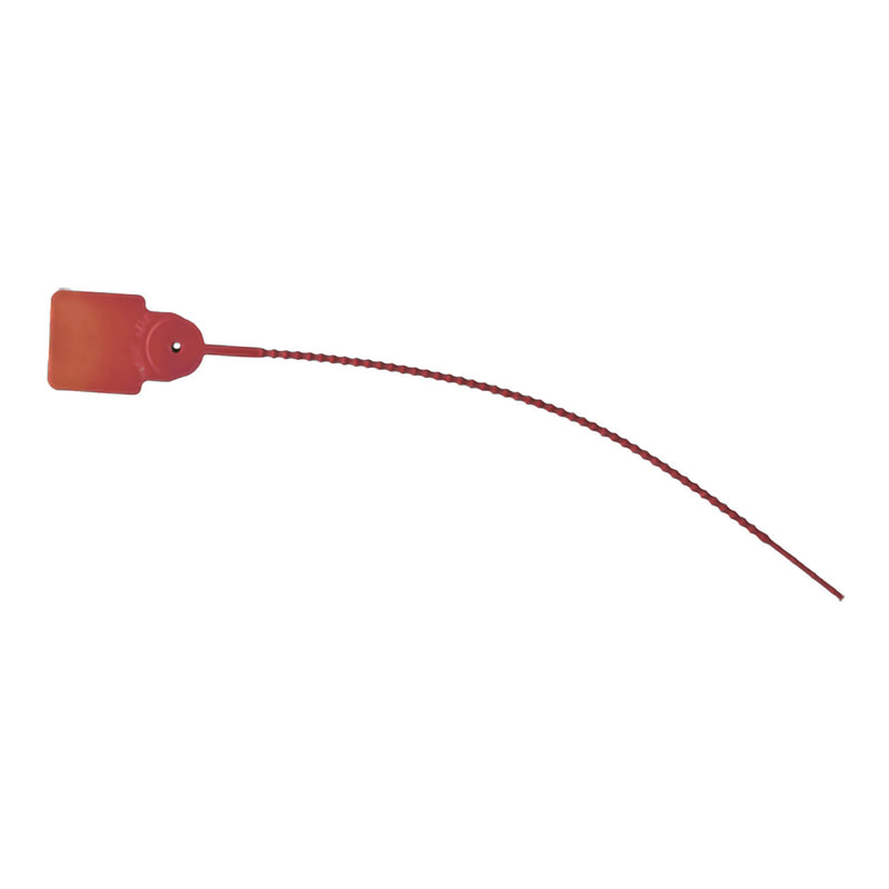 Pull Tight Seal RD Plastics Consecutively Numbered Red Plastic (Case of 100)
