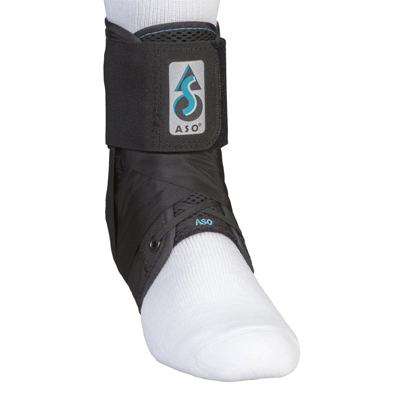 Medical Specialties Ankle Support ASO X-Small Hook and Loop Strap Closure / Lace Up Foot 