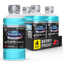 Pedialyte AdvancedCare Plus Berry Frost Electrolyte Solution, 1 Liter Bottle (Case of 4)