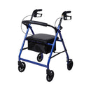 McKesson Folding Aluminum Four-Wheel Rollator, Blue (Each)
