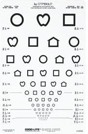 Lea Symbols Distance Vision Eye Chart (Each)