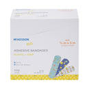 McKesson Kids Kid Design (Assorted Prints) Adhesive Strip, 3/4 x 3 Inch (Case of 2400)