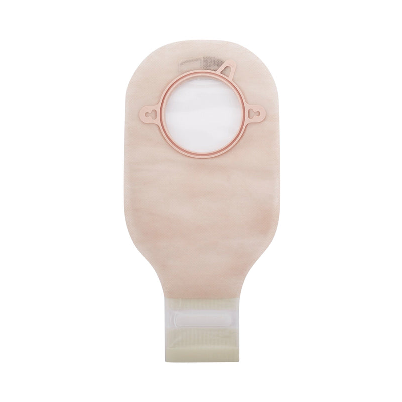 New Image 2-Piece Transparent Colostomy Pouch, Pre-cut to Fit 70 mm, Blue Match