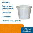 McKesson White Paper Soufflé Cup, 0.75-ounce Capacity (Case of 5000)