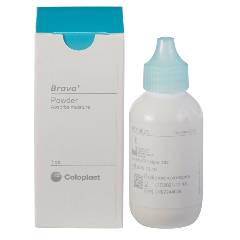 Brava Ostomy Barrier Powder, 1-ounce Squeeze Bottle (Box of 16)