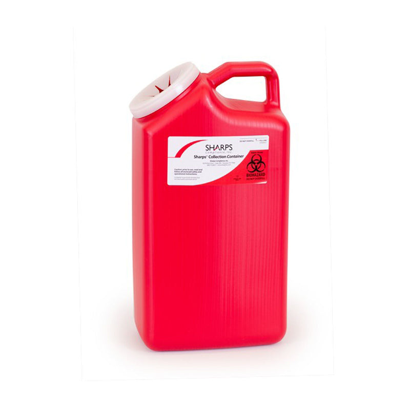Sharps Recovery System Mailback Sharps Container, 3 Gallon, 17 x 6 x 9 Inch (Case of 8)